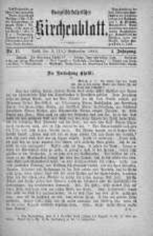 Evangelisch-Lutherisches Kirchenblatt 3 wrzesień 1888 nr 17