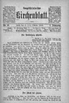 Evangelisch-Lutherisches Kirchenblatt 3 październik 1888 nr 19