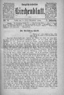 Evangelisch-Lutherisches Kirchenblatt 3 listopad 1888 nr 21