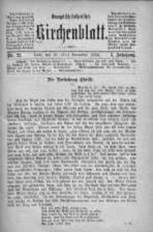 Evangelisch-Lutherisches Kirchenblatt 18 listopad 1888 nr 22