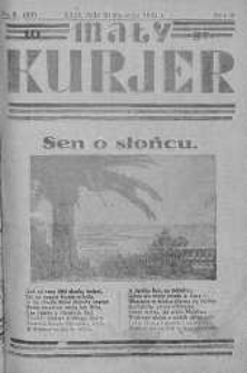 Mały Kurier: dodatek do ,,Kuriera Łódzkiego" 31 styczeń 1931 nr 5