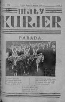 Mały Kurier: dodatek do ,,Kuriera Łódzkiego" 21 marzec 1931 nr 12