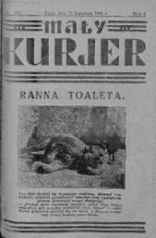 Mały Kurier: dodatek do ,,Kuriera Łódzkiego" 11 kwiecień 1931 nr 15