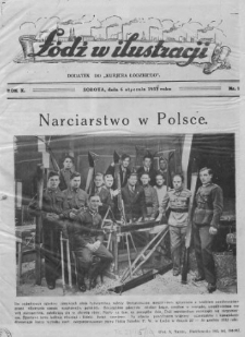 Łódź w Ilustracji : dodatek niedzielny do "Kurjera Łódzkiego" 1934 (Nr 1-52)
