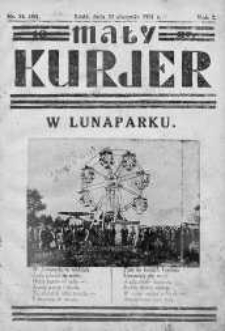 Mały Kurier: dodatek do ,,Kuriera Łódzkiego" 22 sierpień 1931 nr 34