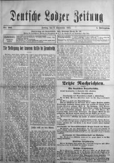 Deutsche Lodzer Zeitung 3 wrzesień 1915 nr 206