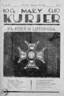 Mały Kurier: dodatek do ,,Kuriera Łódzkiego" 7 listopad 1931 nr 45