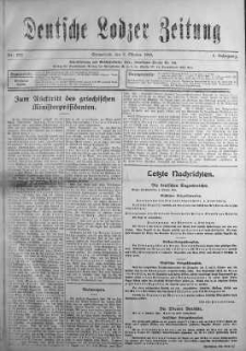 Deutsche Lodzer Zeitung 9 październik 1915 nr 242