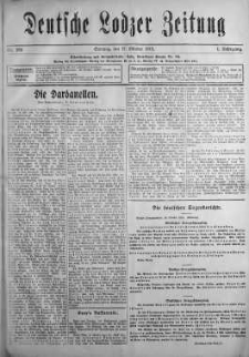 Deutsche Lodzer Zeitung 17 październik 1915 nr 250