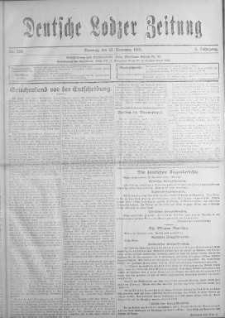 Deutsche Lodzer Zeitung 23 listopad 1915 nr 286