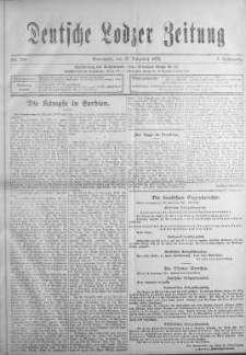 Deutsche Lodzer Zeitung 27 listopad 1915 nr 290