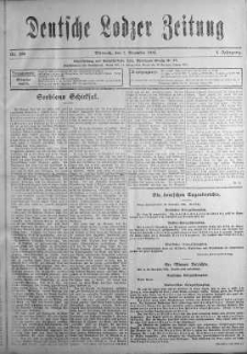 Deutsche Lodzer Zeitung 1 grudzień 1915 nr 294