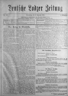 Deutsche Lodzer Zeitung 2 grudzień 1915 nr 295