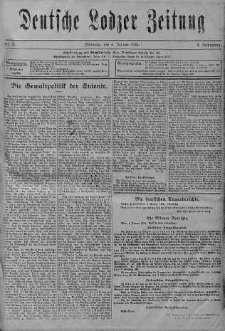 Deutsche Lodzer Zeitung 5 styczeń 1916 nr 4