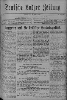 Deutsche Lodzer Zeitung 24 styczeń 1916 nr 23