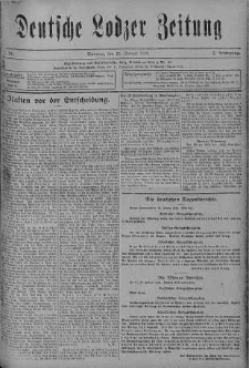 Deutsche Lodzer Zeitung 25 styczeń 1916 nr 24