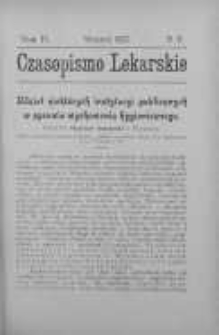 Czasopismo Lekarskie 1902 Tom IV nr 9