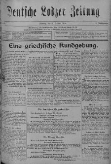 Deutsche Lodzer Zeitung 31 styczeń 1916 nr 30