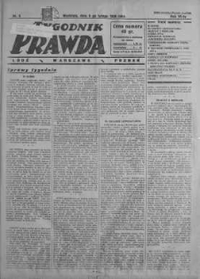 Tygodnik Prawda 9 luty 1930 nr 6