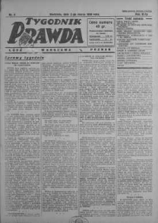 Tygodnik Prawda 2 marzec 1930 nr 9