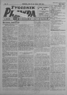Tygodnik Prawda 16 marzec 1930 nr 11