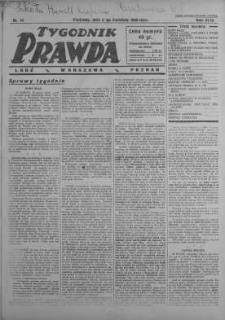 Tygodnik Prawda 6 kwiecień 1930 nr 14