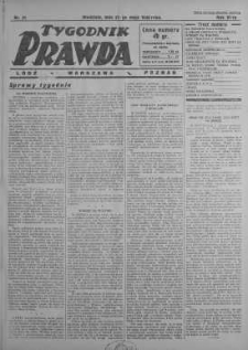 Tygodnik Prawda 25 maj 1930 nr 21