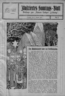 Illustriertes Sonntagsblatt: Beliage zur ,,Neuen Lodzer Zeitung" 7 styczeń 1923 nr 2