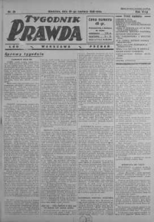 Tygodnik Prawda 29 czerwiec 1930 nr 26