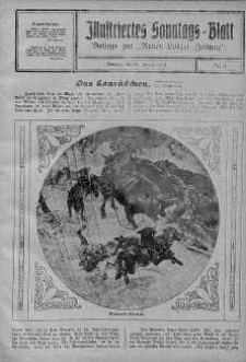 Illustriertes Sonntagsblatt: Beliage zur ,,Neuen Lodzer Zeitung" 21 styczeń 1923 nr 4