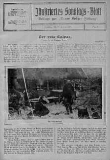 Illustriertes Sonntagsblatt: Beliage zur ,,Neuen Lodzer Zeitung" 28 styczeń 1923 nr 5
