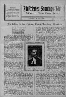 Illustriertes Sonntagsblatt: Beliage zur ,,Neuen Lodzer Zeitung" 18 luty 1923 nr 8