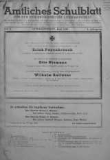 Amtliches Schulblatt für den Regierungsbezirk Litzmannstadt 1944 nr 6