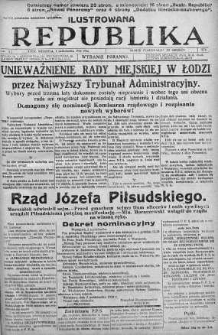 Ilustrowana Republika 3 październik 1926 nr 274