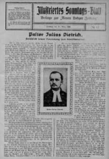 Illustriertes Sonntagsblatt: Beliage zur ,,Neuen Lodzer Zeitung" 18 marzec 1923 nr 12
