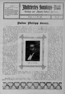 Illustriertes Sonntagsblatt: Beliage zur ,,Neuen Lodzer Zeitung" 8 kwiecień 1923 nr 15