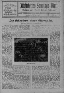 Illustriertes Sonntagsblatt: Beliage zur ,,Neuen Lodzer Zeitung" 22 kwiecień 1923 nr 17