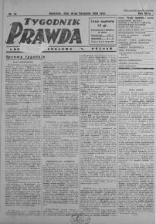 Tygodnik Prawda 16 listopad 1930 nr 46