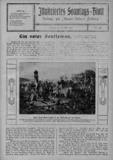 Illustriertes Sonntagsblatt: Beliage zur ,,Neuen Lodzer Zeitung" 13 maj 1923 nr 20