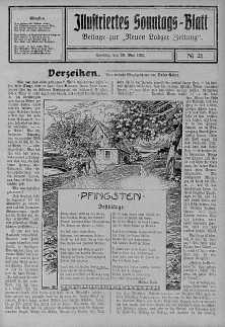 Illustriertes Sonntagsblatt: Beliage zur ,,Neuen Lodzer Zeitung" 20 maj 1923 nr 21