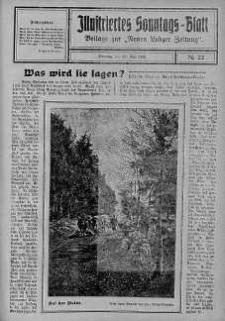 Illustriertes Sonntagsblatt: Beliage zur ,,Neuen Lodzer Zeitung" 27 maj 1923 nr 22