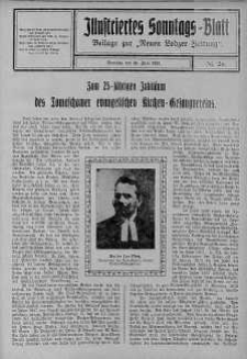 Illustriertes Sonntagsblatt: Beliage zur ,,Neuen Lodzer Zeitung" 24 czerwiec 1923 nr 26