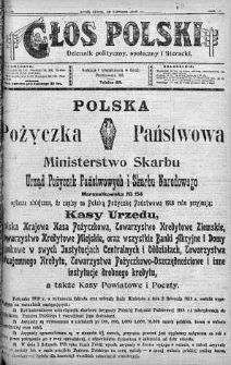 Głos Polski : dziennik polityczny, społeczny i literacki 29 styczeń 1919 nr 28