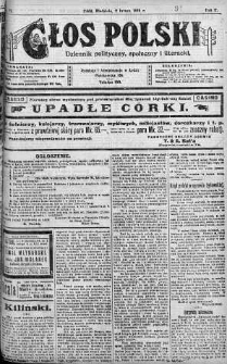 Głos Polski : dziennik polityczny, społeczny i literacki 2 luty 1919 nr 32