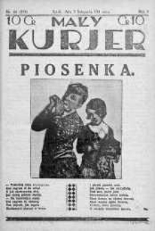 Mały Kurier: dodatek do ,,Kuriera Łódzkiego" 3 listopad 1934 nr 44