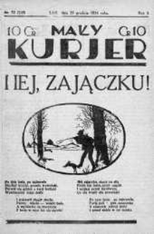 Mały Kurier: dodatek do ,,Kuriera Łódzkiego" 29 grudzień 1934 nr 52