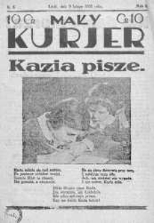 Mały Kurier: dodatek do ,,Kuriera Łódzkiego" 9 luty 1935 nr 6