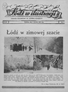 Łódź w Ilustracji : dodatek niedzielny do "Kurjera Łódzkiego" 1939 (Nr 1-34)