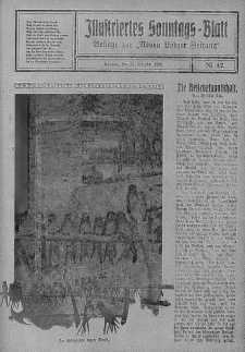 Illustriertes Sonntagsblatt: Beliage zur ,,Neuen Lodzer Zeitung" 21 październik 1923 nr 42