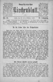 Evangelisch-Lutherisches Kirchenblatt 19 październik 1893 nr 20